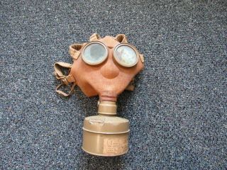 Wwii Japanese Civil Defense Gas Mask With Filter