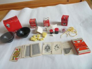 Magic Magician Tricks Rice Bowls Oddball Crazy Cube Multiplying Rabbits Cards
