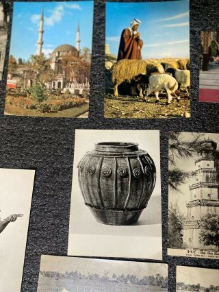 Vtg Postcard Vietnam Thailand - Bangkok - Iran - Jordan - Istanbul Berindo Cahn Dong Que 4
