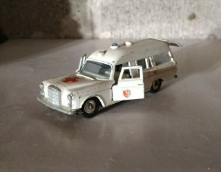 Vintage Lesney Matchbox King Size K - 6 Binz Ambulance Diecast