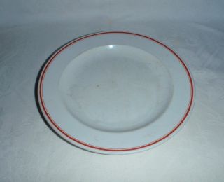 Orig.  Ww2 German - Porcelain Plate Wwii.  Rad Canteen Soup Plate.