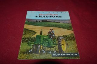 John Deere A B G Tractor Brochure Fcca
