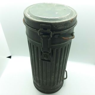 Ww2 Wwii German Gas Mask Canister 43
