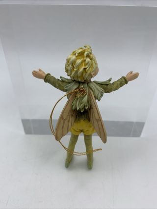 Retired Cicely Mary Barker Flower Fairies Ornament Figurine Winter Aconite Fairy 3