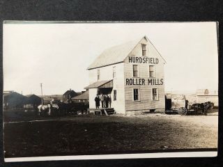 Rppc - Hurdsfield Nd - Roller Mills - North Dakota - N Dak - Wells County - Delivery Wagons