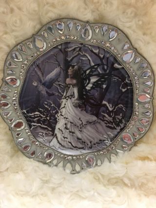 Rare Nene Thomas Crystal Enchantment Plate - Winter Journey.  No A 2548