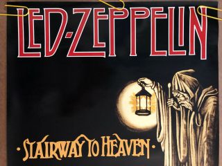 Vintage Poster Led Zeppelin Stairway To Heaven rock music Memorabilia 2