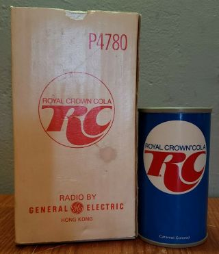 Vintage Royal Crown Cola Transistor Can Radio (1970 