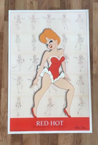 Red Hot Tex Avery’s Poster By Preston Blair Retail@$40.  00