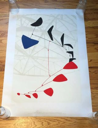 Alexander Calder 1977 National Gallery Of Art Lithograph Poster Mobile