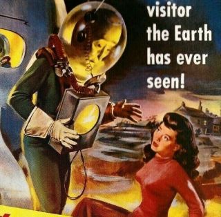 The Man From Planet X 1951 Science Fiction Movie Vintage Poster Print Art Film 2