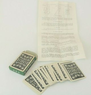 Pack of Vintage Magic Trick Playing Cards,  Elephant,  Desmond Products,  Mystico 3