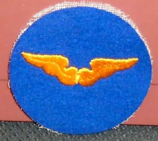 Ww 2 Era - U.  S.  Army Air Force Flight Instructor Patch - On Felt