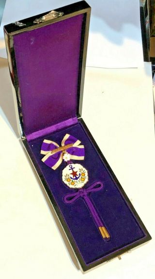 Ww2 Special Merit Badge Of The Japanese Patriotic Women 