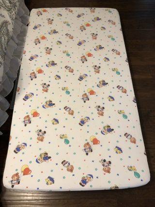 Vintage Raggedy Ann And Andy Fitted Crib Sheet