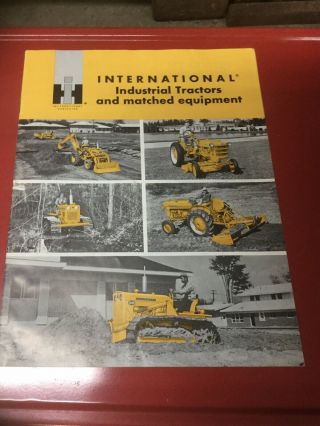 50’s 60’s International Harvester Industrial Tractors & Equpment Sales Brochure