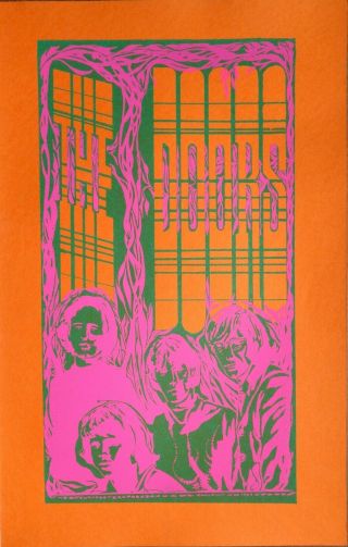 1967 The Doors Psychedelic Poster