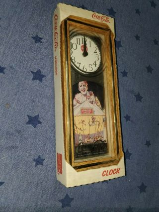 Vintage 90s 1993 COCA - COLA Circus clown COKE clock 2