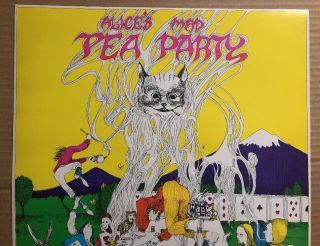 Alice’s Mad Tea Part Vintage Blacklight Poster Psychedelic Wonderland 2