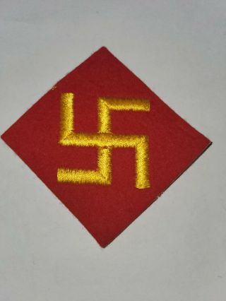 Wwii Us Army 45th Infantry Division Wool Theater Made 1st Pattern Patch