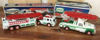 Hess Rescue Truck (1994) & Fire Truck (2000)