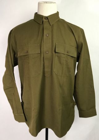 Wwi Us M1917 Wool Flannel Field Shirt - Size 5xlarge