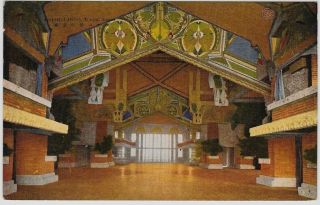 Tokyo,  Japan - Imperial Hotel Banquet Hall - Architect Frank Lloyd Wright - C1908 Jh22