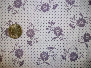 Vintage Laura Ashley Lavender Cotton Floral Fabric Quilt Home Decor Clothing