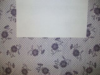 Vintage Laura Ashley Lavender Cotton Floral Fabric Quilt Home Decor Clothing 3