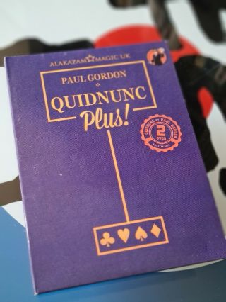 Quidnunc Plus Card Tricks Magic Dvd Set Paul Gordon