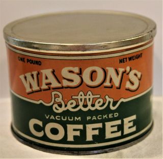 Wason ' s Coffee Tin Seattle 2