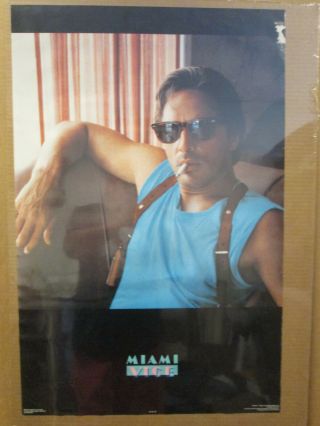 Vintage 1984 Don Miami Vice Tv Show Poster 9994