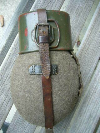 Ww2,  German Army Canteen With Cup,  Wehrmacht Esb44