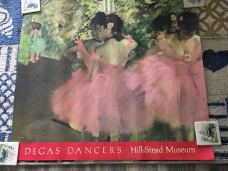 Degas Dancers 1987 Metropolitan & Hill - Stead Museum Of Art Exhibition Poster O/b