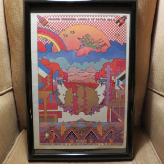Peter Max Vintage Poster - " Laconia Shoe Co.  " 1970 - 12 " X 20 " Framed