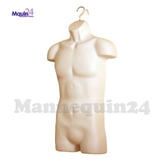 Male Mannequin Torso - Flesh Hanging Dress Form
