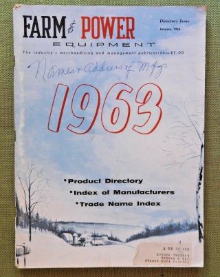 1963 John Deere Case Oliver Allis Chalmers Mf Ih Ford Tractor Farm Power Dealer