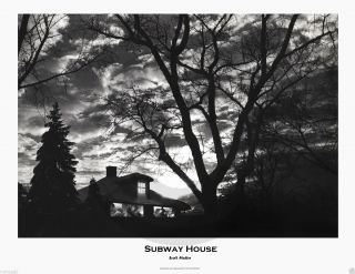 Scott Mutter Poster/art Print.  Subway House Photo Montage/1984/unpublished