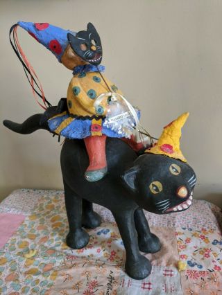 Halloween Figurine Larkspur Lane Lib - Cummings - Mead For Silvestri Black Cat