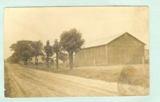X - R/p - Postcard - House And Barn Of Otto Domrose - Oak Harbor,  Ohio - 1910 Era - Pp - 616