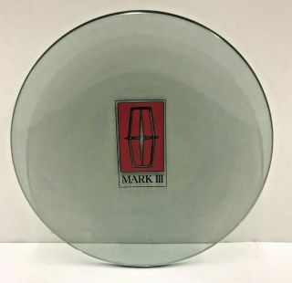 1968 Lincoln Continental Mark Iii Glass Advertising Dish