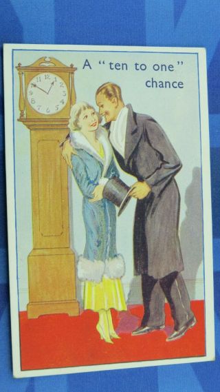 Vintage Comic Postcard 1930 