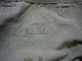 WWII USMC Marine Officers Musette Bag 3