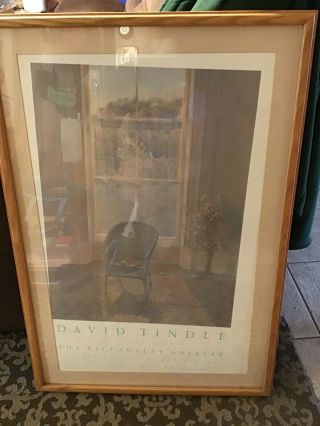 David Tindle - The Piccadilly Gallery - Exhibition - 1983 - Poster “the Chair”