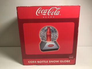 Rabbit Tanaka 2001 Coca Cola Color Changing Coke Bottle Snow Globe 32080 -