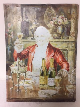 Vintage Brut Gold Seal Special Dry Wine Champagne Metal Sign Poster 15” X 11”