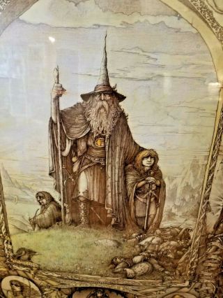 Vintage Lord Of The Rings Poster Artist Jimmy Cauty - 2