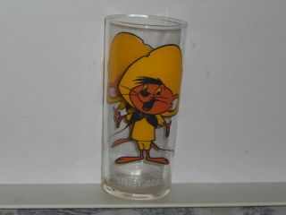 Vtg.  1973 Warner Brothers / Looney Tunes Speedy Gonzales Glass