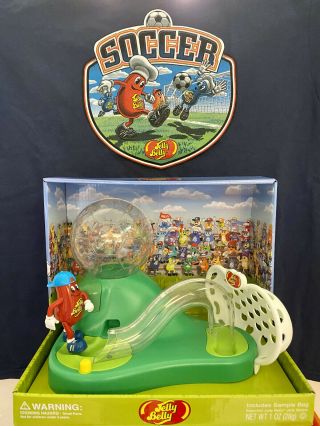 Mr Jelly Belly Soccer Bean Machine & S/s Soccer Jelly Belly Shirt - Large - Nwt
