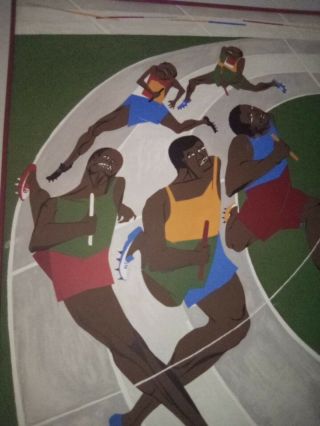 Jacob Lawrence Olympische Spiele München 1972 Olympic Games Poster